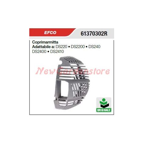 Tapa silenciador EFCO para desbrozadora DS220 2200 240 2400 61370302R