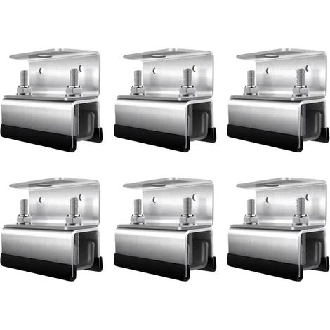 Soporte de montaje, acero inoxidable 304, peso bruto 1,45 kg, peso neto 1,31 kg, tamaño del paquete 23 x 12,5 x 4 cm, dimensiones de cada producto 7 x 5,8 x 2,85 cm (1/5)
