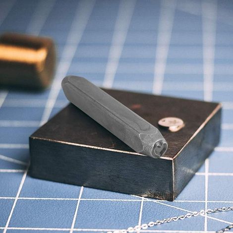 CR V Steel Stamp, 6mm Metal Letter Punch for Leather, Wood, and Metal, 3 Pattern Options, Permanent Marking for Personalizing Handmade Jewelry (1/5)