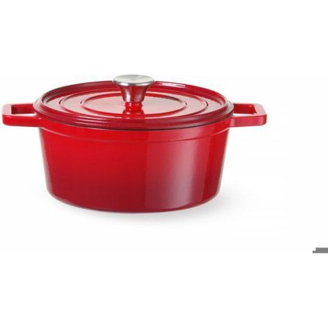 Marmite En Fonte Émaillée - 0,27 L - Couvercle Auto-Arrosage - Compatible Induction (1/5)