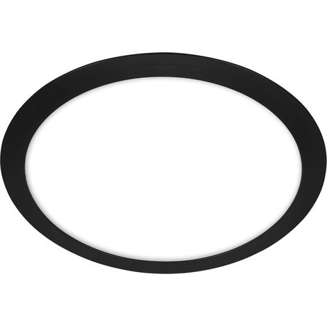 LED Deckenleuchte, schwarz, IP44, 1xLED/12W