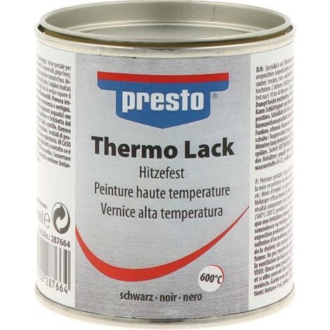 presto 287664 Vernice Termica Nero 800°C 250 ml