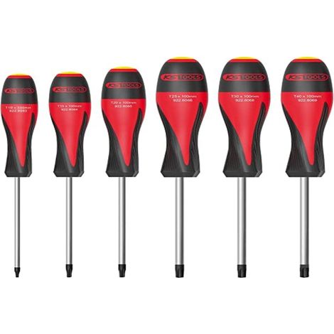 Ks Tools Set di 6 cacciaviti Torx Ultimate 922.6060 – Pratico e facile da usare – Strumenti di avvitamento per fai da te e professionisti