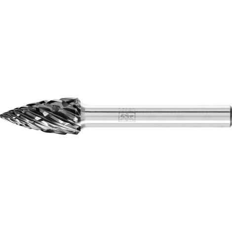 PFERD TOOLS Hartmetall Hochleistungsfrässtift STEEL Spitzbogen SPG Ø 10x20mm Schaft-Ø 6 mm HICOAT Stahl (1/4)