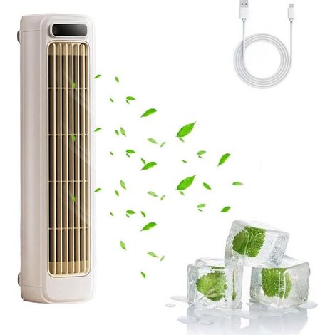 Raffrescatore d'aria，Mini condizionatore d'aria mobile 3 in 1，Condizionatore d'aria portatile silenzioso con 3 velocità (1/5)
