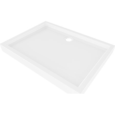 Mexen Flow+ rechteckige Duschwanne 120 x 80 cm, weiß glänzend - 46R108012H (1/5)