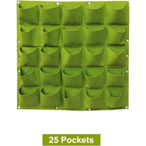 Sacs de pépinière suspendus en feutre, sacs de culture pour plantes de serre, supports muraux pour pots de fleurs et produits de jardin (1/5)