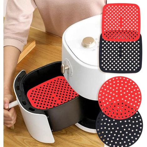Insert en silicone pour friteuse à air chaud - Tapis pour friteuse à air chaud - Carré (S) (1/5)