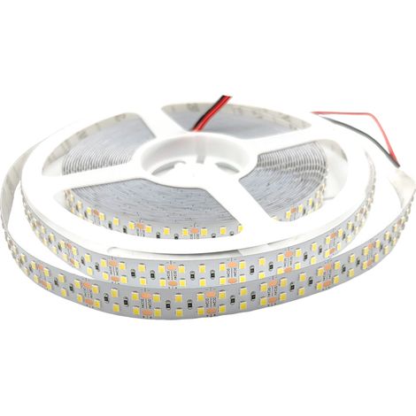 1 Bande LED, ruban LED 24V, 5m, 1200 LED SMD2835, IP67 étanche, IRC90+, pour cuisine, extérieur (1/5)