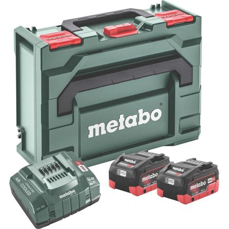 Metabo set básico LIHD + 2x batería 8,0 Ah + cargador + metaBOX ( 685131000 )