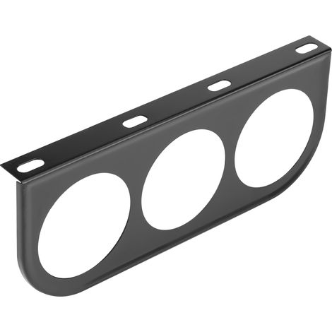 52mm 2 pouces Support Universel Multitrous pour Jauge Montage sur Pilier Noir (1/5)