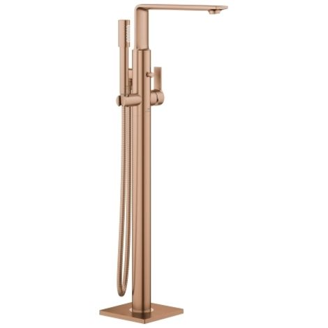 Grohe Allure Miscelatore monocomando per vasca-doccia a pavimento Bronzo, 25222DL1 (1/2)