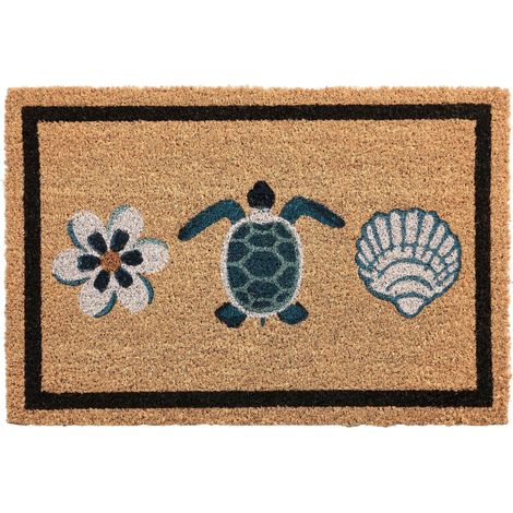 Fußmatte PANABO Naturfarben 40 x 60 cm Kokosfasern (1/5)