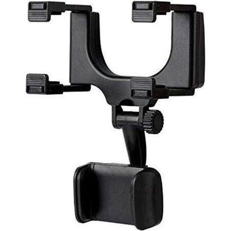 Support Telephone Voiture retroviseur, Universel Support Portable Voiture, accroche Telephone Voiture réglable à 360 degrés, Fixe Voiture Telephone adapté à la Plupart des véhicules (1/5)