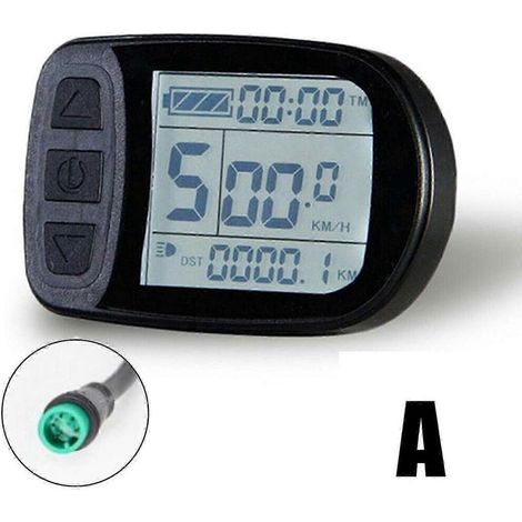 Panneau de commande LCD5 pour moteur de vélo électrique KT 24/36/48 V (1/4)