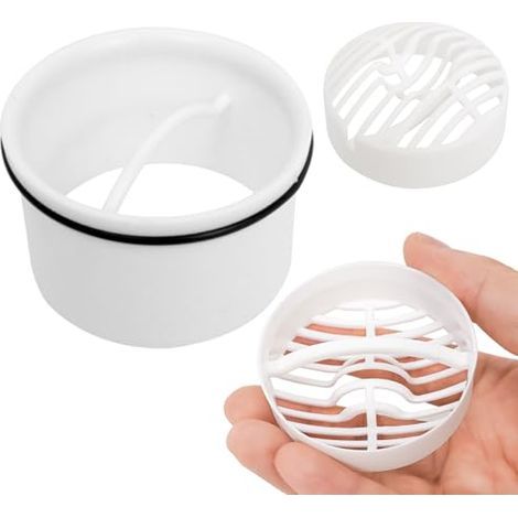 Haarsieb + Tauchrohr pour Douche – Set Compatible avec Les modèles 6960, 6963, 6961, 6962 – Filtre à Cheveux et Grille de Douche Anti-Cheveux (1/5)