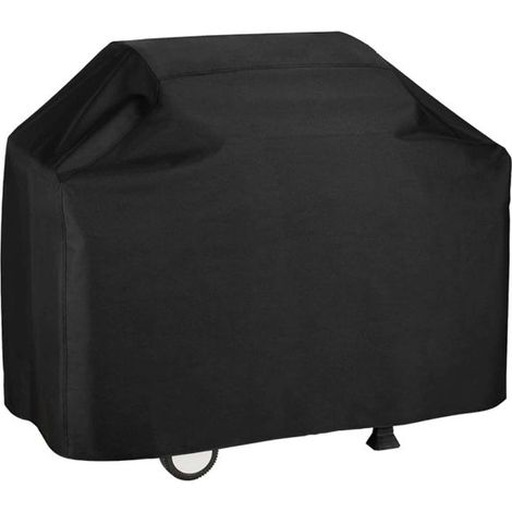 Telo di copertura per barbecue impermeabile e resistente ai raggi UV - 147 x 61 x 122 cm - Nero - Linxor (1/5)