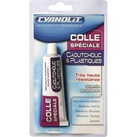 Adhesivo plástico Cyanolit 50ml secado rápido resistente agua (1/2)