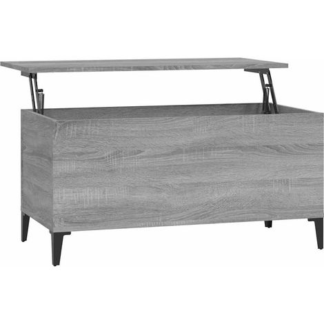 Maison Exclusive - Tavolino Salotto Grigio Sonoma 90x44,5x45 cm Legno Multistrato (1/5)