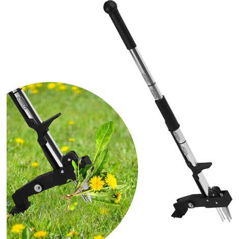 TolleTour 1 Stück Unkrautstecher Löwenzahnentferner Unkrautentferner 100 cm Länge Mit 4 Krallen Gartenhelfer