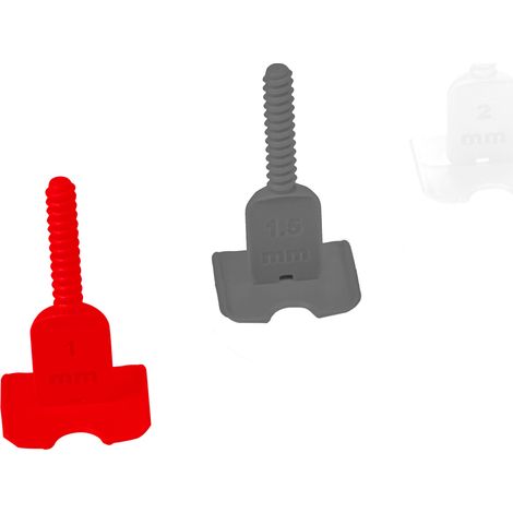 Clips de nivellement de carrelage n° 3 (paquet de 100) 2,0 mm Vorstahl (1/3)