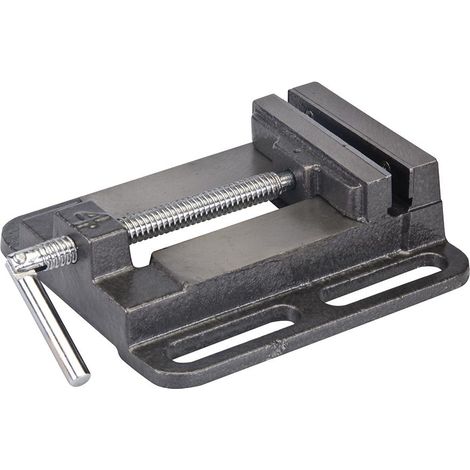Silverline – Étau pour perceuse à colonne 100 mm – Mâchoires en acier trempé – Capacité de serrage 100 mm – Pour bois dur et teck (1/4)