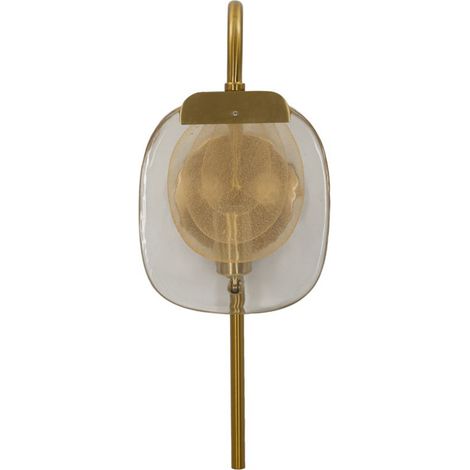 Applique Murale en Verre "Softy" 38cm Or (1/5)