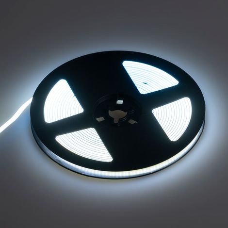 Ruban LED COB monochrome - 24V CC - 10W/m - 5mm - 400 LED/m