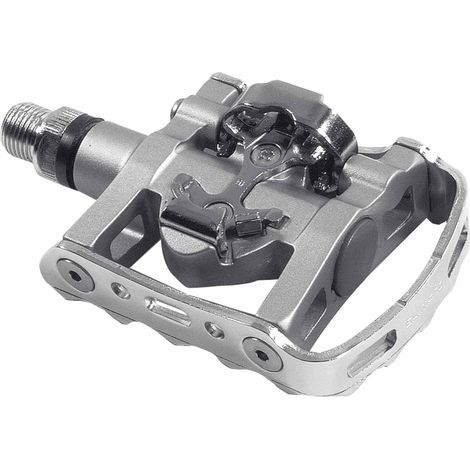 1 Paire - Pédales VTT - Système SPD Double Face - Mécanisme Étanche Avec Réglage De Tension - Pour Vélo De Ville Et Tout-terrain - Noir - 10,5x6,2cm (1/2)