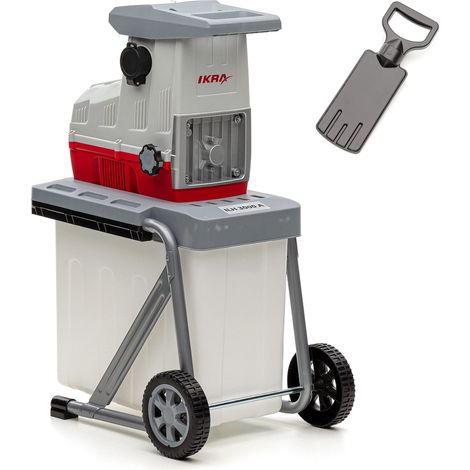 IKRA 81002880 biotrituratore elettrica ILH 3000 A, silenziosa e Robusta, Spessore dei Rami Fino a 44mm, 3000 W, 230 V (1/5)