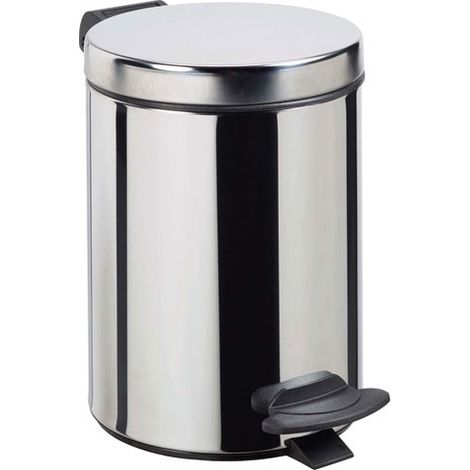 ROSSIGNOL - Poubelle Cyjeu salle de bain 3l inox