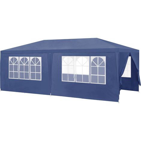 Pavillon Wedau 600x300x255 cm Dunkelblau casa.pro