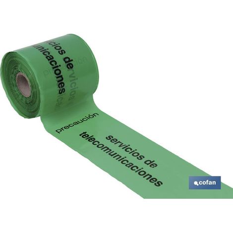 Cinta Balizamiento Telecomunicaciones 150mmx250mts