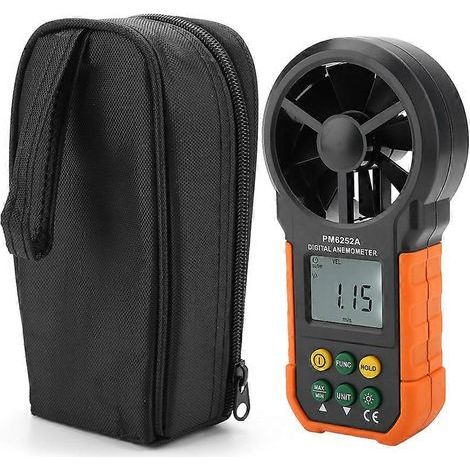 Anémomètre numérique portable PM6252A, anémomètre de mesure du débit d'air