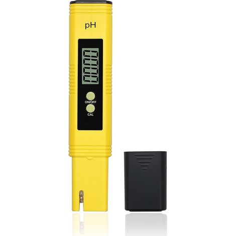 pH-mètre numérique avec fonction ATC, conçu pour la vérification régulière de l'acidité des échantillons liquides à usage domestique.-AquaForge (1/5)