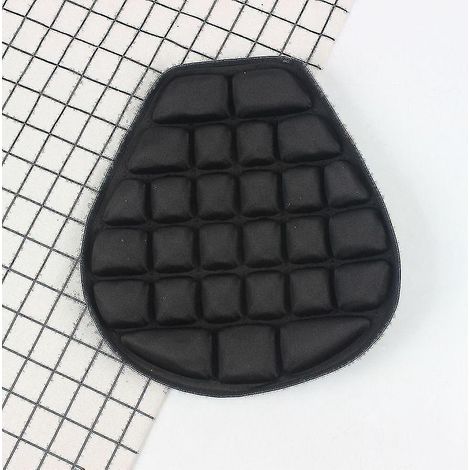 Strapazierfähiges Gel-Sitzkissen, Sonnenschutz, Motorradkissen, schwarzes Motorrad-Sitzkissen (1/4)