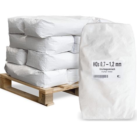 Galamio Quarzsand Uni 0,7 - 1,2 mm 25kg x 12 Sack 300kg
