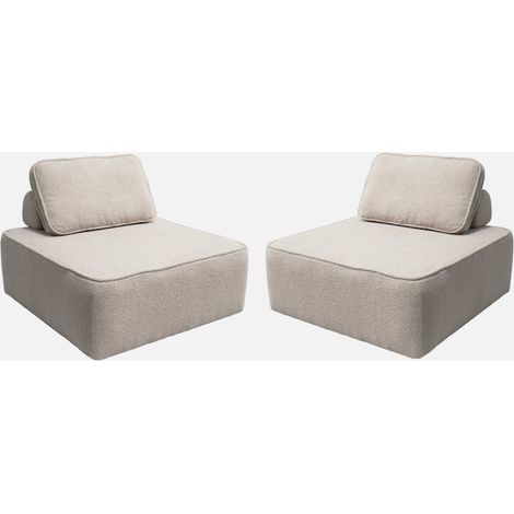 Divano modulare in bouclé, 2 posti (1/5)