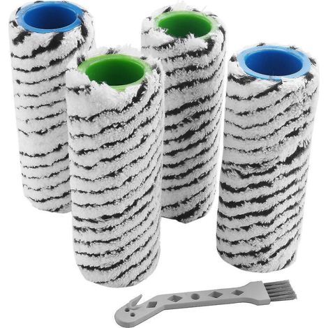 Pack de 4 brosses à rouleaux en pierre pour Kärcher FC7 FC7 FC5 FC5 (1/4)