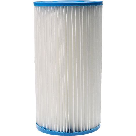 vhbw Filterkartusche kompatibel mit Intex EasyPool Swimmingpool, Filterpumpe - Wasserfilter, Blau, Weiß
