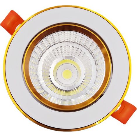 Panel de proyector downlight de aluminio fundido a presión para tiendas de ropa, hoteles e iluminación comercial. (1/4)