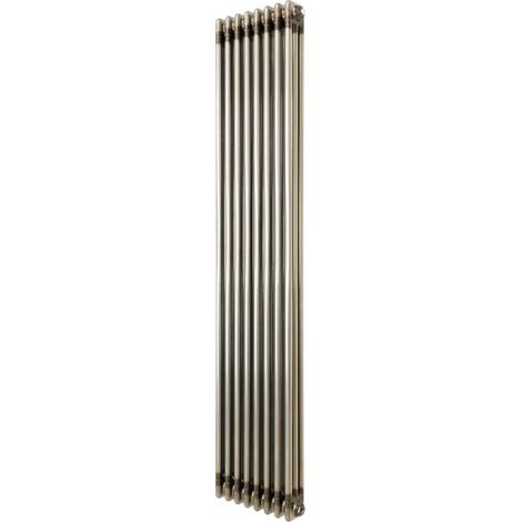 Traditional 3 Column Radiator - 1800 x 380mm - Raw Metal (1/5)