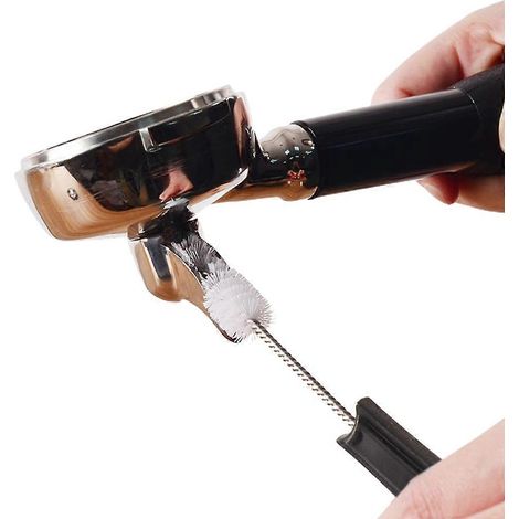 Brosse pour filtre à café, brosse de nettoyage pour moulin à café, brosse à dépoussiérer (1/4)