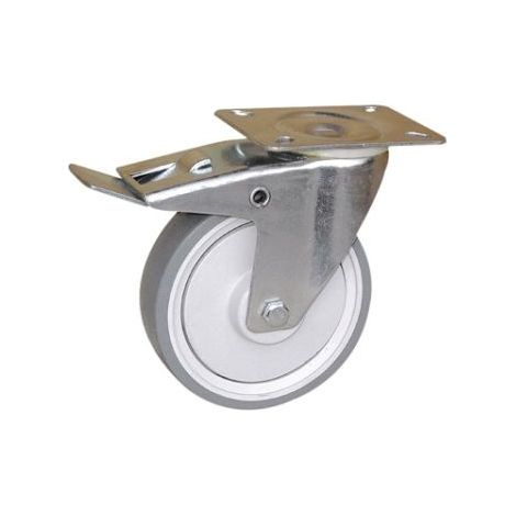 Roulette industrielle Guitel Hervieu, Acier galvanisé, Ø 100mm, 150daN ( Prix pour 1 )