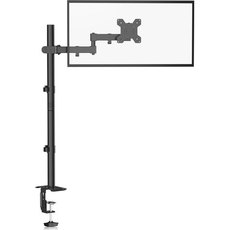 Monitorarm 80cm höhenverstellbar für 13-32 Zoll Monitore VESA 75/100 Schwarz (1/5)