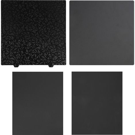 Plateau d'impression 3D double face PET PEI 310x310mm, surface lisse et givrée, tôle d'acier 1,5mm avec aimant pour CR10 CR10S X40 IDEX X40 V2 (1/5)