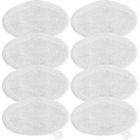 8Pièces Lingettes pour polti vaporetto sv440Serpillere Remplacement, Vadrouilles de Rechange Lavables (1/4)