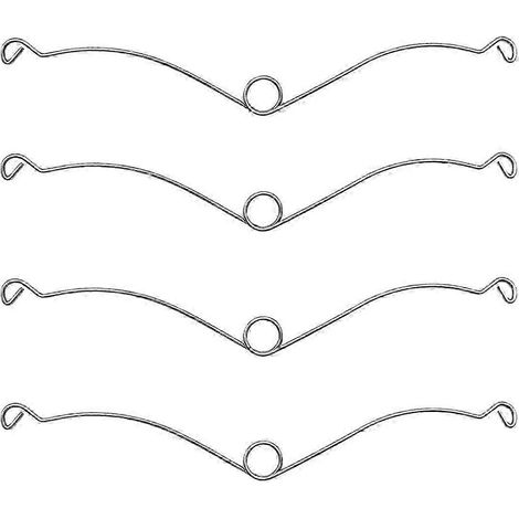 clips de ressort de grille s99140208 compatibles avec les ventilateurs, les ventilateurs de plafond de salle de bain, les luminaires et les grilles. (1/5)