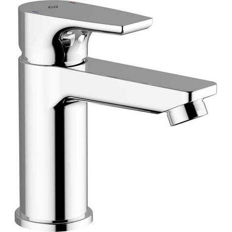 Miscelatore lavabo monocomando cromo lucido con piletta automatica Zyra (1/2)