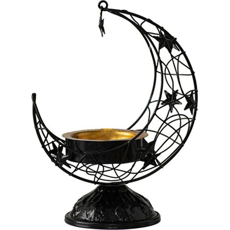 Support d'encensoir sophistiqué, brûleurs en métal,-Noir (1/5)